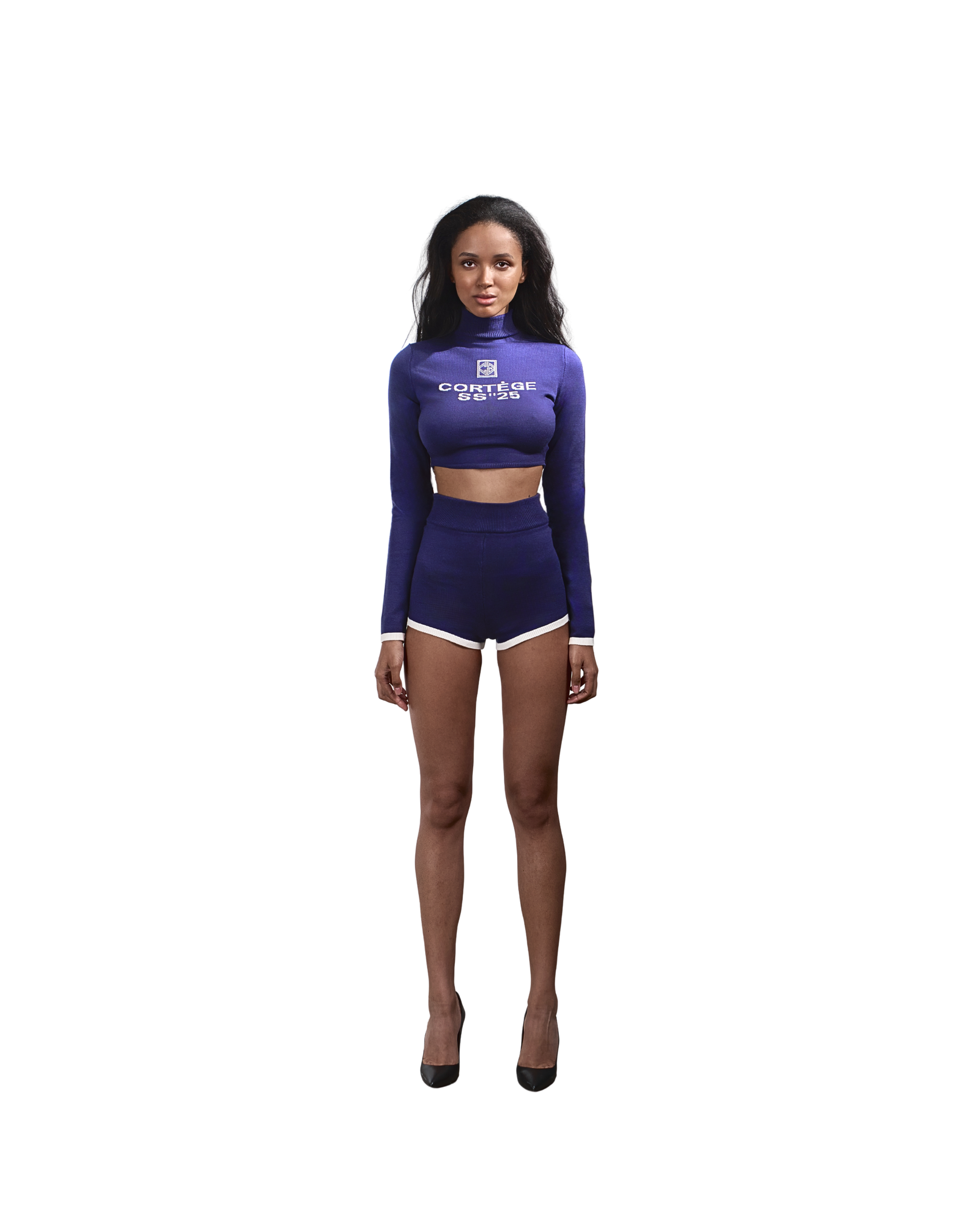 KNITTED SET SS'26  BLUE
