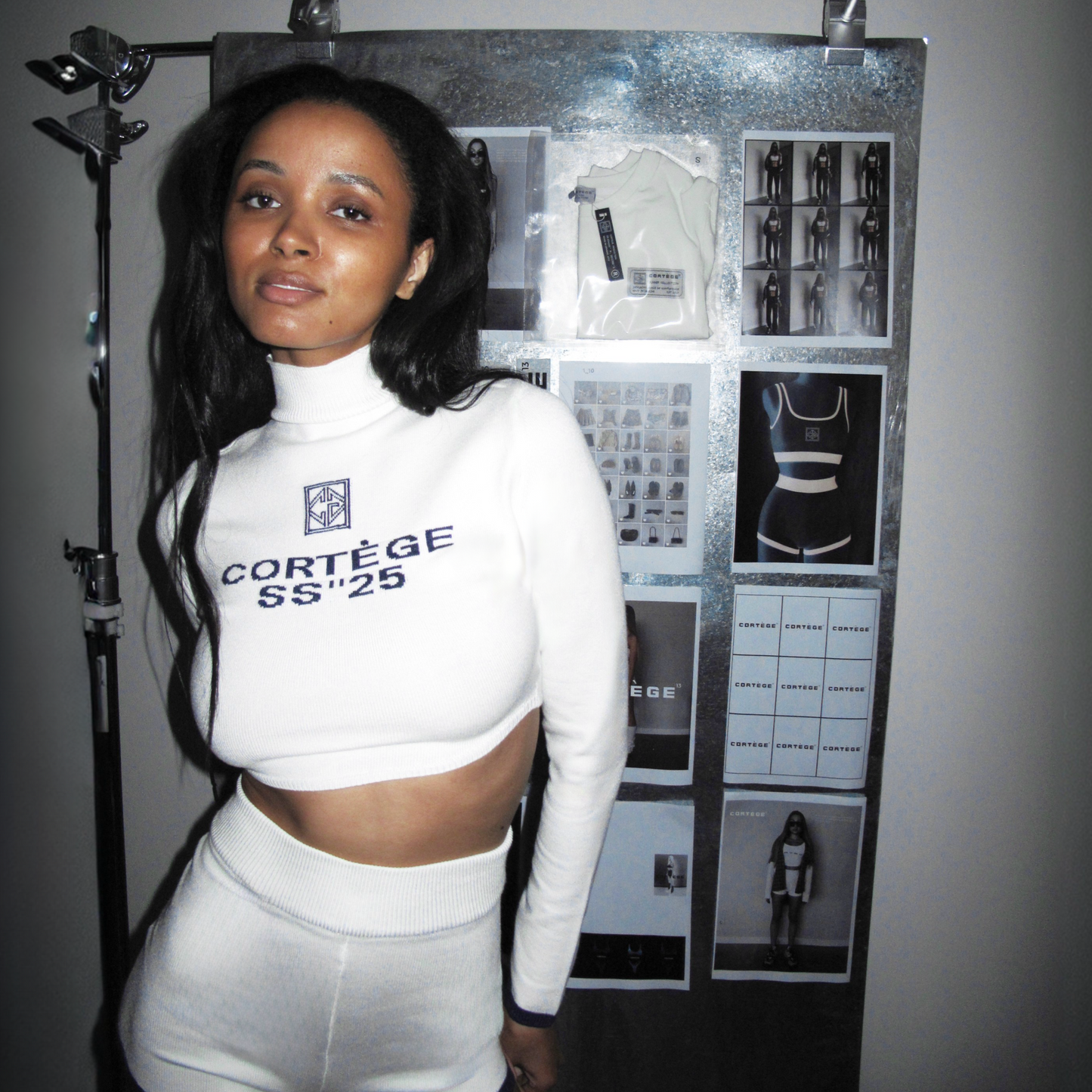 KNITTED SET SS'26 WHITE